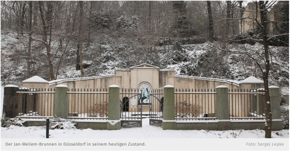 Jan-Wellem-Brunnen Düsseldorf in der NRZ